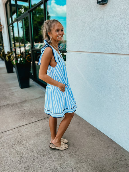 Sunday Sailing Stripe Sundress