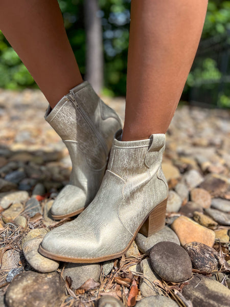 Dirty Laundry- Unite Boots - Natural Metallic