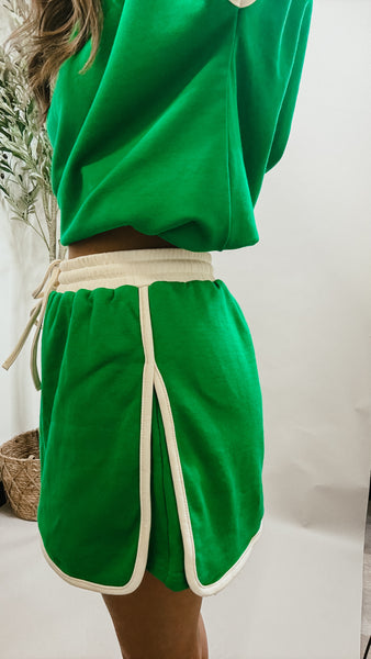 Varsity Skort Set - GREEN