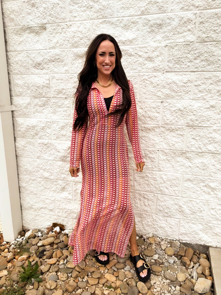 Tropical Breeze Cover Up Maxi Dress