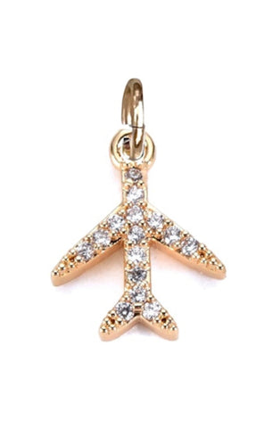 Farrah B - Jet Setter Airplane Charm