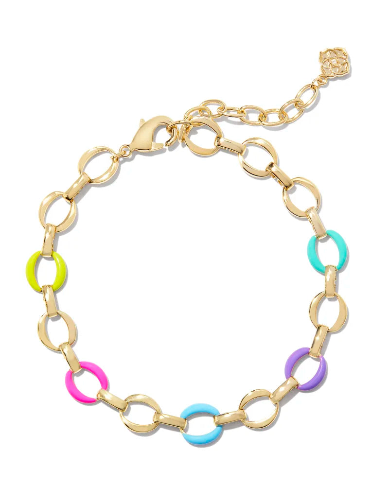 Kendra Scott - Kelsey Gold Chain Bracelet - MULTI MIX