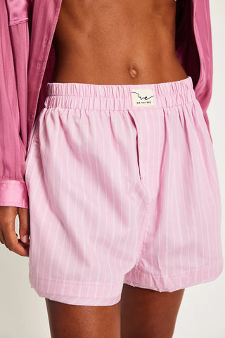 Free People - Day To Day YD Boxer - Pink Combo