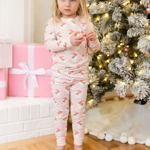 PINK SANTA BABY - Toddler PJ Set