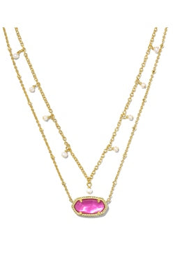 Kendra Scott - Elisa Pearl Multi Strand Necklace - AZALEA ILLUSION