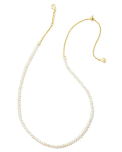 Kendra Scott - Lolo Gold Strand Necklace in White Pearl