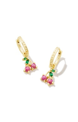 Kendra Scott - Cherry Huggie Earrings