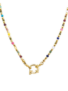 Farrah B - Remix Bead Necklace - Multi Colored