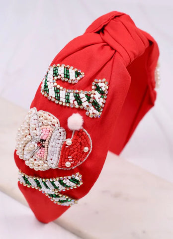 Christmas JOY Headband - RED