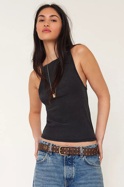 Free People - Mia Tank - BLACK