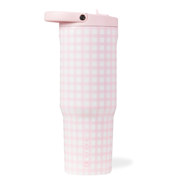 HydroJug - PINK GINGHAM - Sport 32oz.