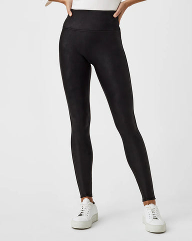 SPANX - Spanxshape Faux Leather Fleece Lined Leggings