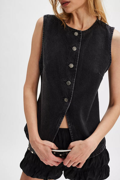 Free People - Aimee Vest - Black