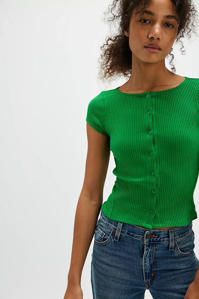 Free People - Most Wanted Cardi - KELLY GREEN