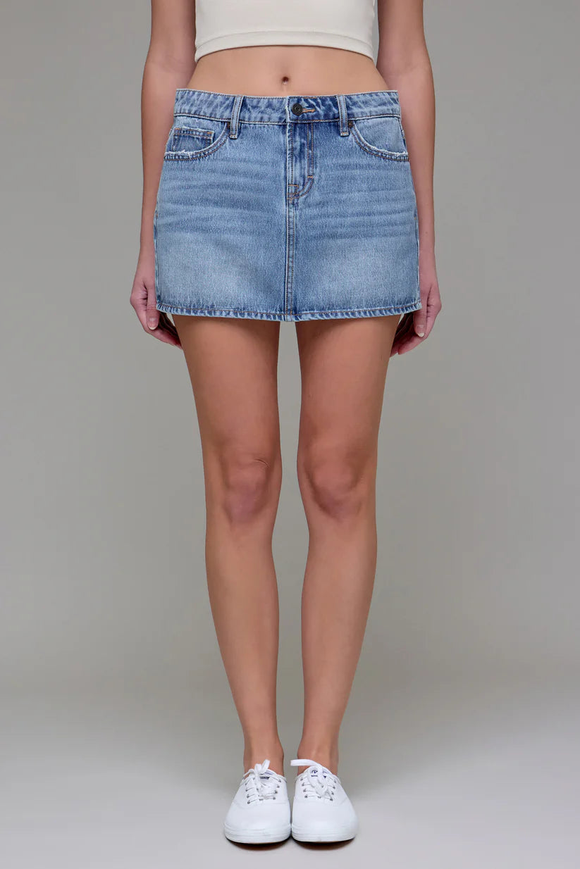 Hidden - Peyton Low Rise Mini Skirt