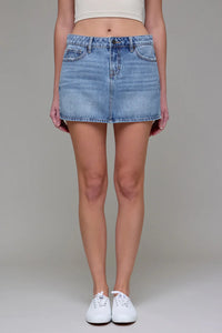 Hidden - Peyton Low Rise Mini Skirt