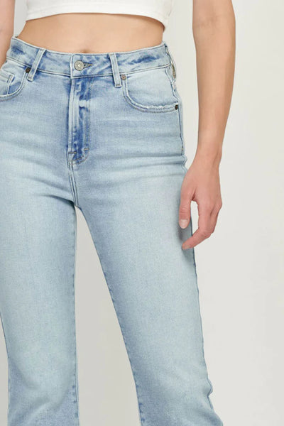 Hidden - Ryan High Rise Bootcut Stretch Jeans with Slit