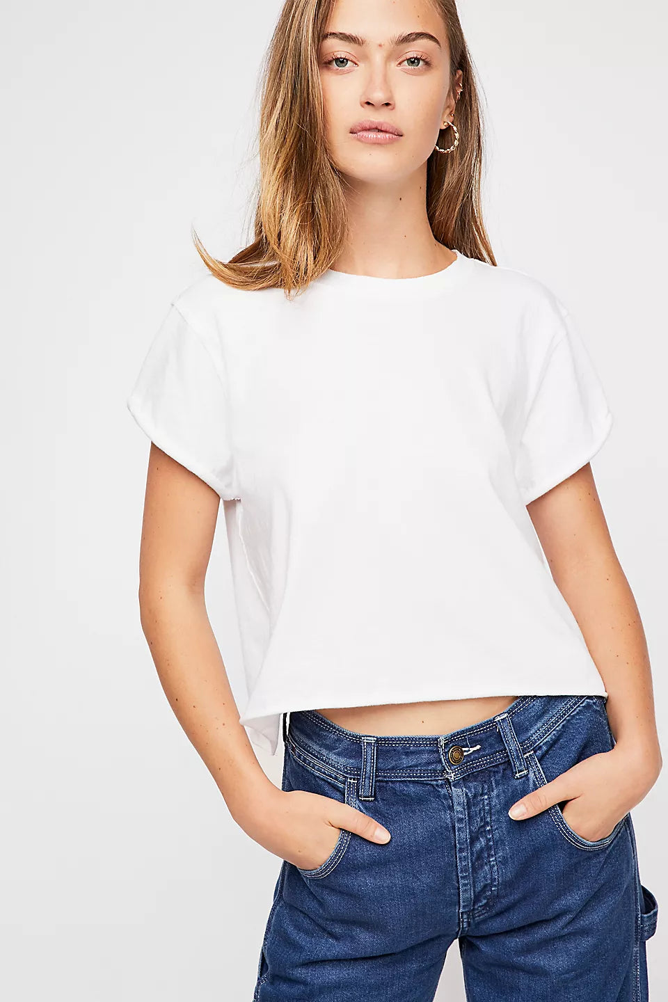 Free People - The Perfect Tee - WHITE