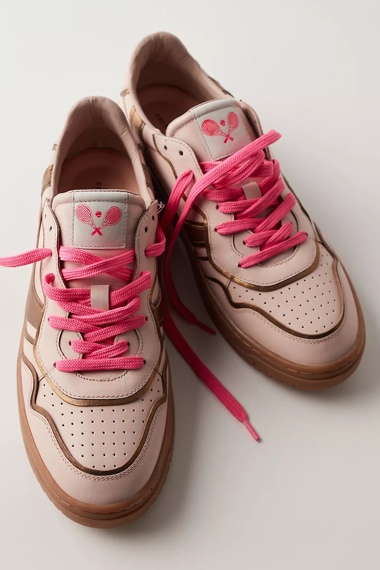 Free People - Retro Thirty Love Sneaker - Cloud Pink Combo