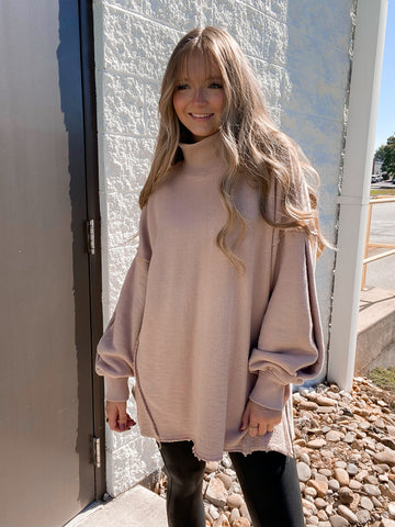 Free People - Wonderful Pullover - Winter Bloom (Taupe/Blush)