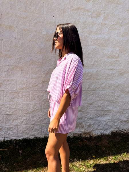 Pink Sorbet Stripe Set