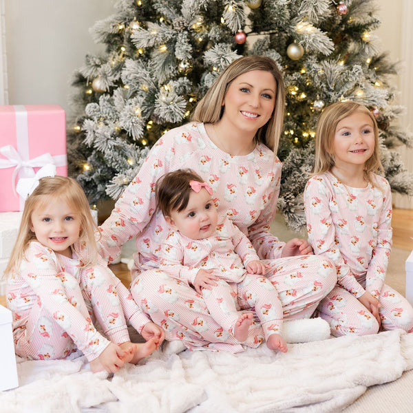 PINK SANTA BABY - Toddler PJ Set