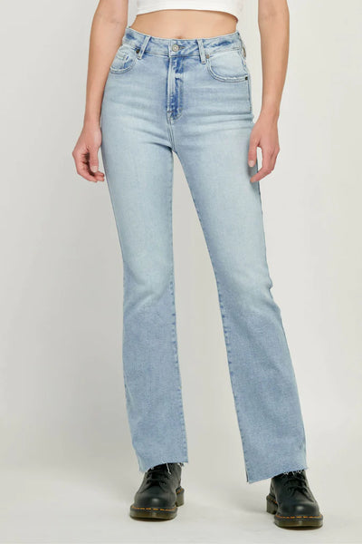 Hidden - Ryan High Rise Bootcut Stretch Jeans with Slit