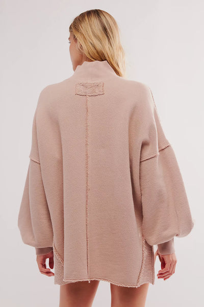 Free People - Wonderful Pullover - Winter Bloom (Taupe/Blush)