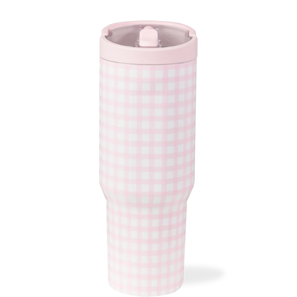 HydroJug - PINK GINGHAM - Sport 32oz.