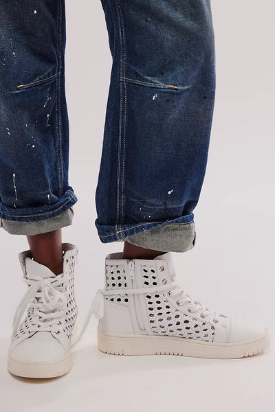 Free People - Hayes High Top Sneaker - Ivory