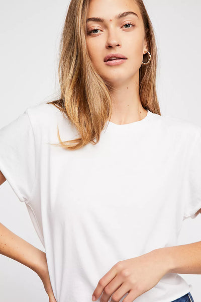 Free People - The Perfect Tee - WHITE