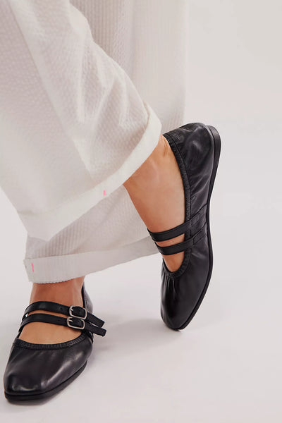 Free People - Gemini Ballet Flat - Black