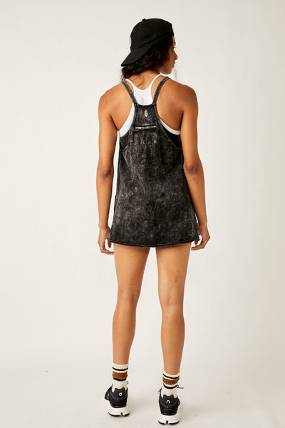 Free People - Hot Shot Mini Dress - BLACK