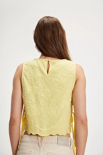 Free People - Faded Gardens Tank - SUMMER LEMONADE