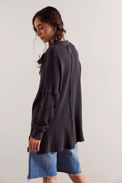 Free People - Travis Polo - BLACK