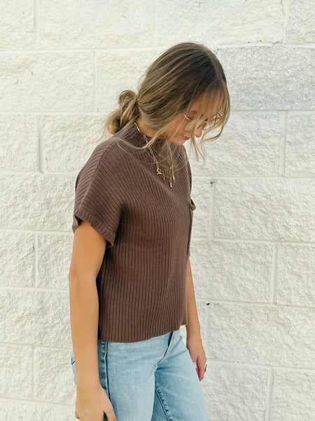 Cocoa Comfort Sweater Top