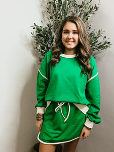 Varsity Skort Set - GREEN