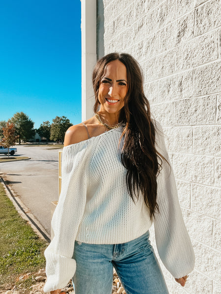 Charming Chunky Knit Cardigan - IVORY