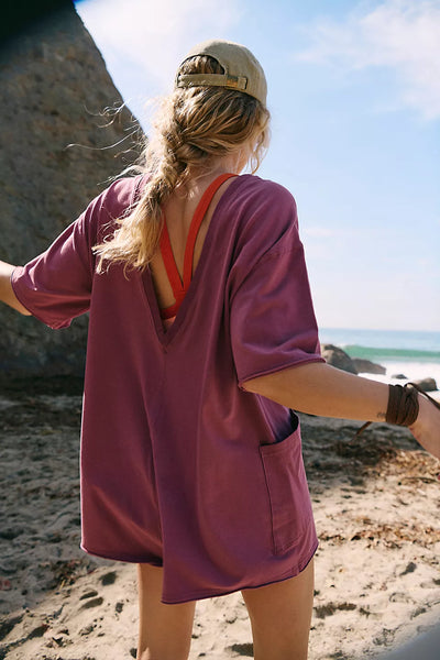 Free People - Hot Shot Tee Romper - CLOVE