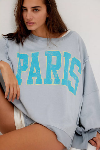 Free People - Graphic Camden Pullover - PARIS