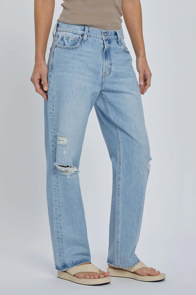 Hidden - BAILEY - Light Wash Relaxed Boyfriend Jean