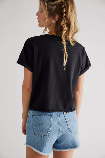 Free People - The Perfect Tee - BLACK