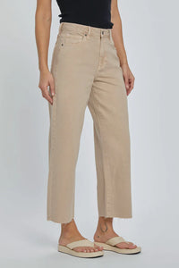 Hidden - Nori Khaki Cropped Wide Leg