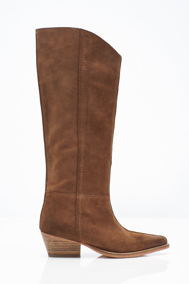 Free People - Sway Low Slouch Boot - TAN – Yes Doll Boutique LLC