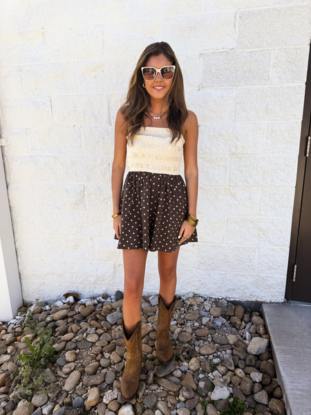 Summer Drift Polka Dot Romper