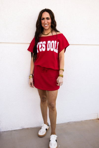 Yes Doll Weekend Skort Set - Red