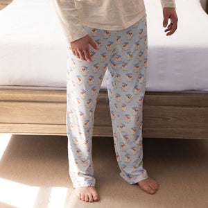 BLUE SANTA BABY - Men's PJ Lounge Pants