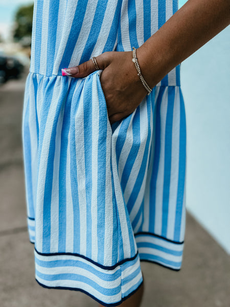 Sunday Sailing Stripe Sundress