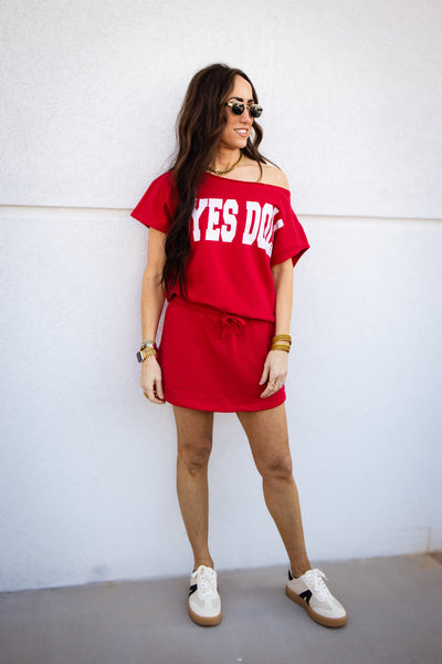 Yes Doll Weekend Skort Set - Red