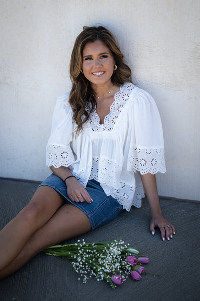 Pure Harmony White Blouse